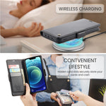 For iPhone 12 / 12 Pro Leather Case CASEME 023 RFID Blocking 3 Card Slot Mobile Cover