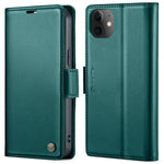 For iPhone 12 / 12 Pro Leather Case CASEME 023 RFID Blocking 3 Card Slot Mobile Cover