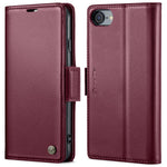 CASEME 023 Series For iPhone 6 / 6s / 7 / 8 / SE (2022) / (2020) Litchi Texture Leather Wallet Stand Case RFID Blocking Anti-drop Cover