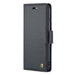 For iPhone 6 Plus / 6s Plus / 7 Plus / 8 Plus Leather Case CASEME 023 RFID Blocking 3 Card Slot Mobile Cover