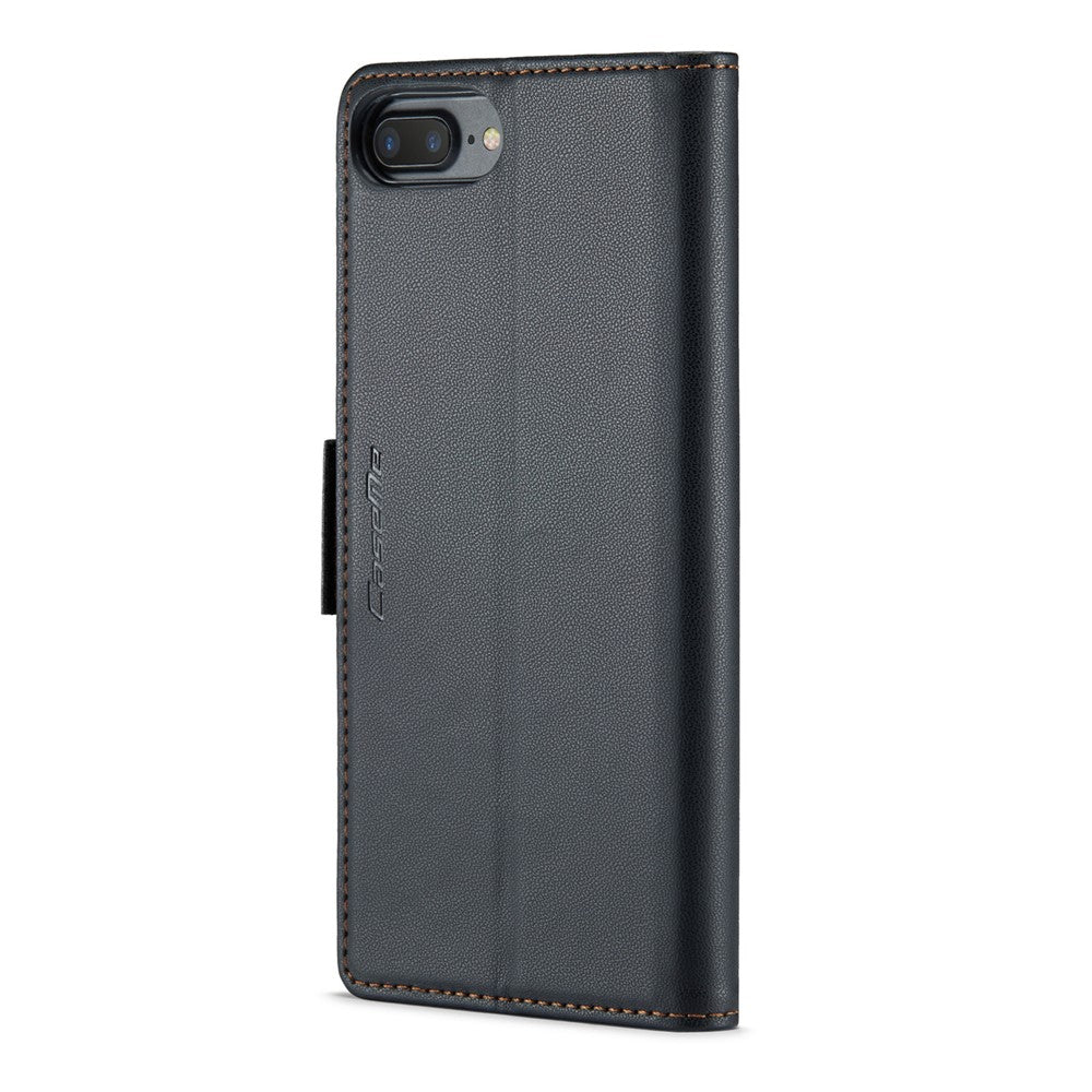 For iPhone 6 Plus / 6s Plus / 7 Plus / 8 Plus Leather Case CASEME 023 RFID Blocking 3 Card Slot Mobile Cover