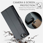 For iPhone 6 Plus / 6s Plus / 7 Plus / 8 Plus Leather Case CASEME 023 RFID Blocking 3 Card Slot Mobile Cover