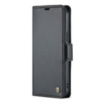 For iPhone 13 Pro Leather Case CASEME 023 RFID Blocking 3 Card Slot Mobile Cover