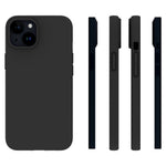 Smartphone-cover til iPhone 15, Faldbestandigt TPU-telefoncover, Mat Bagcover til mobiltelefon