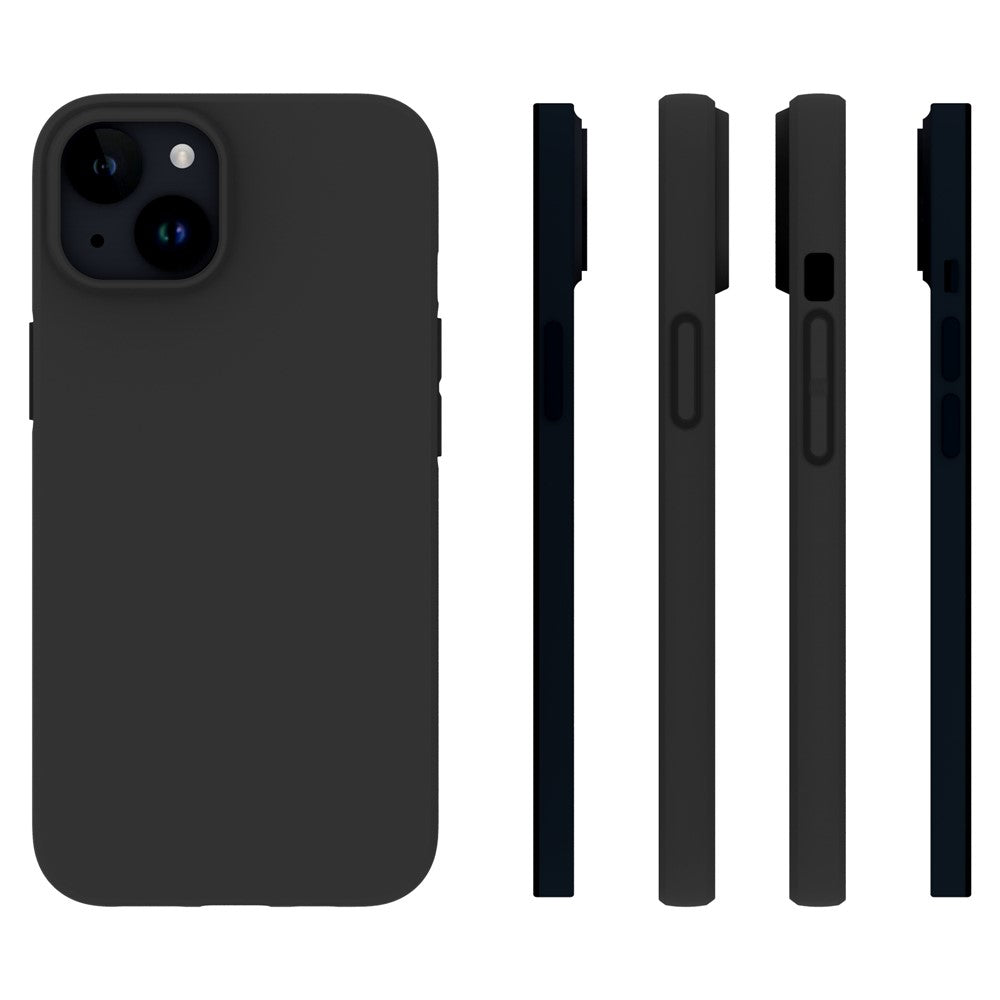 Smartphone-cover til iPhone 15, Faldbestandigt TPU-telefoncover, Mat Bagcover til mobiltelefon