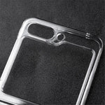 For Samsung Galaxy Z Flip5 5G Transparent Back Shell Phone Case Drop Resistant Hard PC Phone Cover