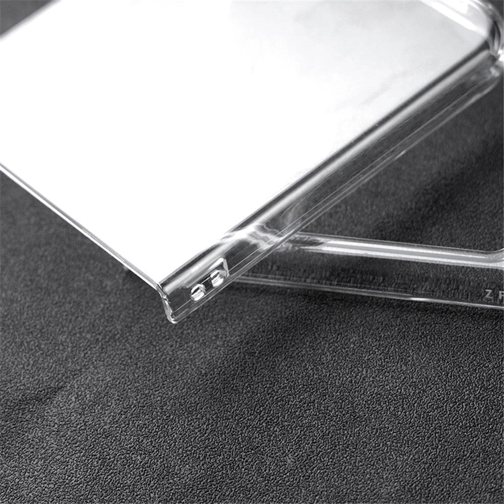 For Samsung Galaxy Z Flip5 5G Transparent Back Shell Phone Case Drop Resistant Hard PC Phone Cover