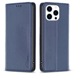 BINFEN COLOR BF18 For iPhone 13 Pro Max Cell Phone Case PU Leather Card Slot Stand Phone Cover