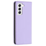 BINFEN COLOR BF18 PU-lædercover med kortholder, flipstativ og magnetisk mobilcover til Samsung Galaxy S21+ 5G