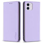 BINFEN COLOR BF18 For iPhone 11 PU Leather Drop-proof Stand Cover Card Holder Phone Case