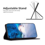 BINFEN COLOR BF18 Telefonlædercover til Samsung Galaxy A41 (Global Version) med Kortholder og Standerfunktion