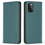 BINFEN COLOR BF18 Telefonlædercover til Samsung Galaxy A41 (Global Version) med Kortholder og Standerfunktion