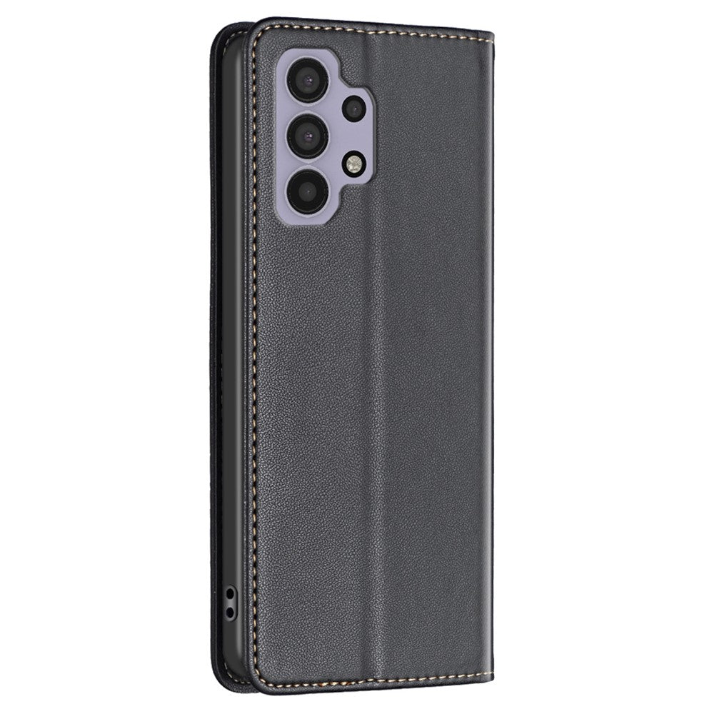 BINFEN COLOR BF18 Stand Case for Samsung Galaxy A32 5G / M32 5G Leather Phone Cover with Card Slots
