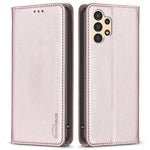 BINFEN COLOR BF18 PU-läderskal till Samsung Galaxy A13 4G / 5G, korthållare, magnetiskt fällbart mobilskal