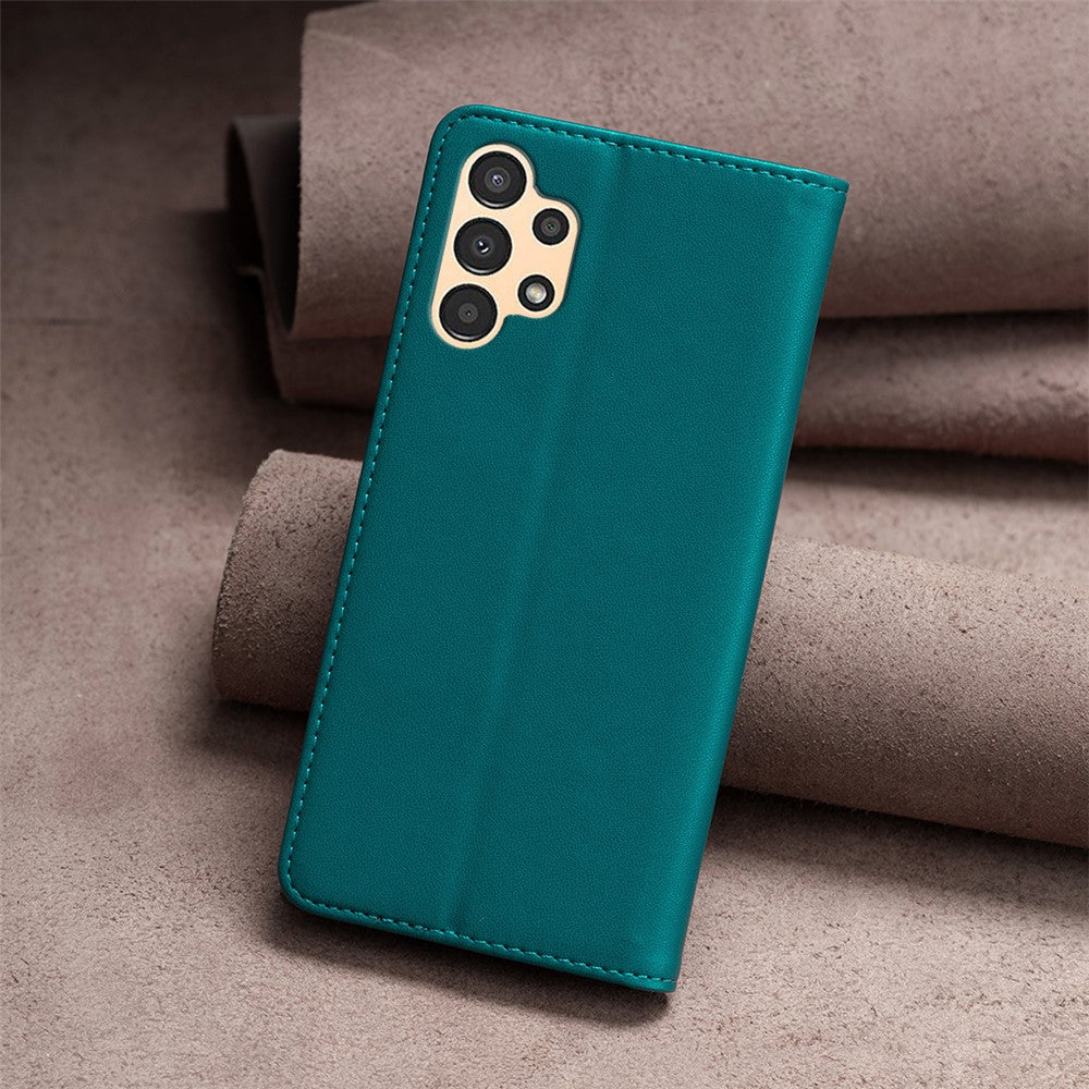 BINFEN COLOR BF18 til Samsung Galaxy A33 5G PU Læder Folio Cover, Kortlomme, Stativ Telefoncover