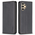 BINFEN COLOR BF18 til Samsung Galaxy A33 5G PU Læder Folio Cover, Kortlomme, Stativ Telefoncover