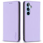 BINFEN COLOR BF18 PU Leather Case for Samsung Galaxy A54 5G , Card Holder Stand Magnetic Phone Cover