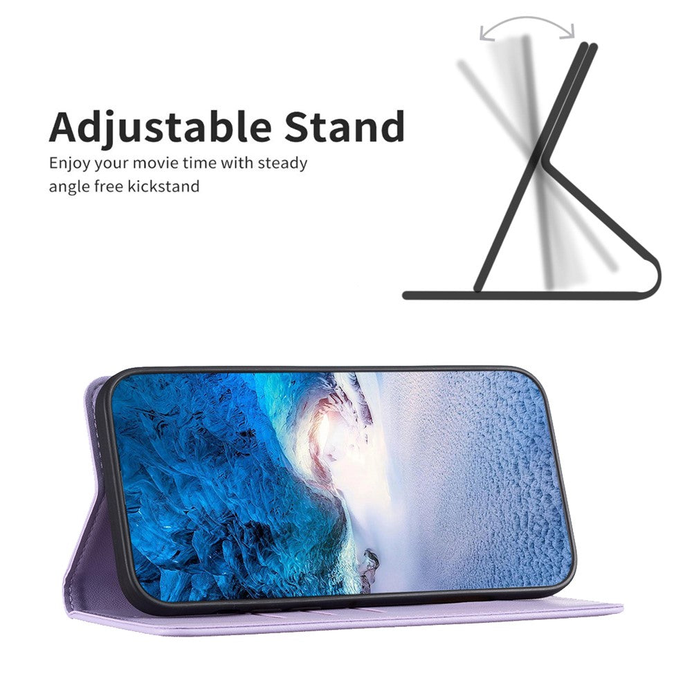 BINFEN COLOR BF18 PU Leather Case for Samsung Galaxy A54 5G , Card Holder Stand Magnetic Phone Cover