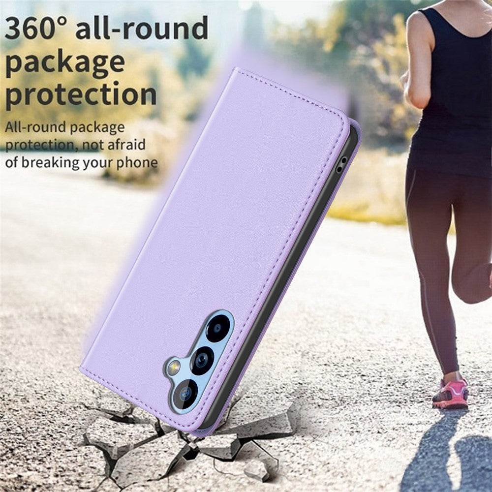 BINFEN COLOR BF18 PU Leather Case for Samsung Galaxy A54 5G , Card Holder Stand Magnetic Phone Cover