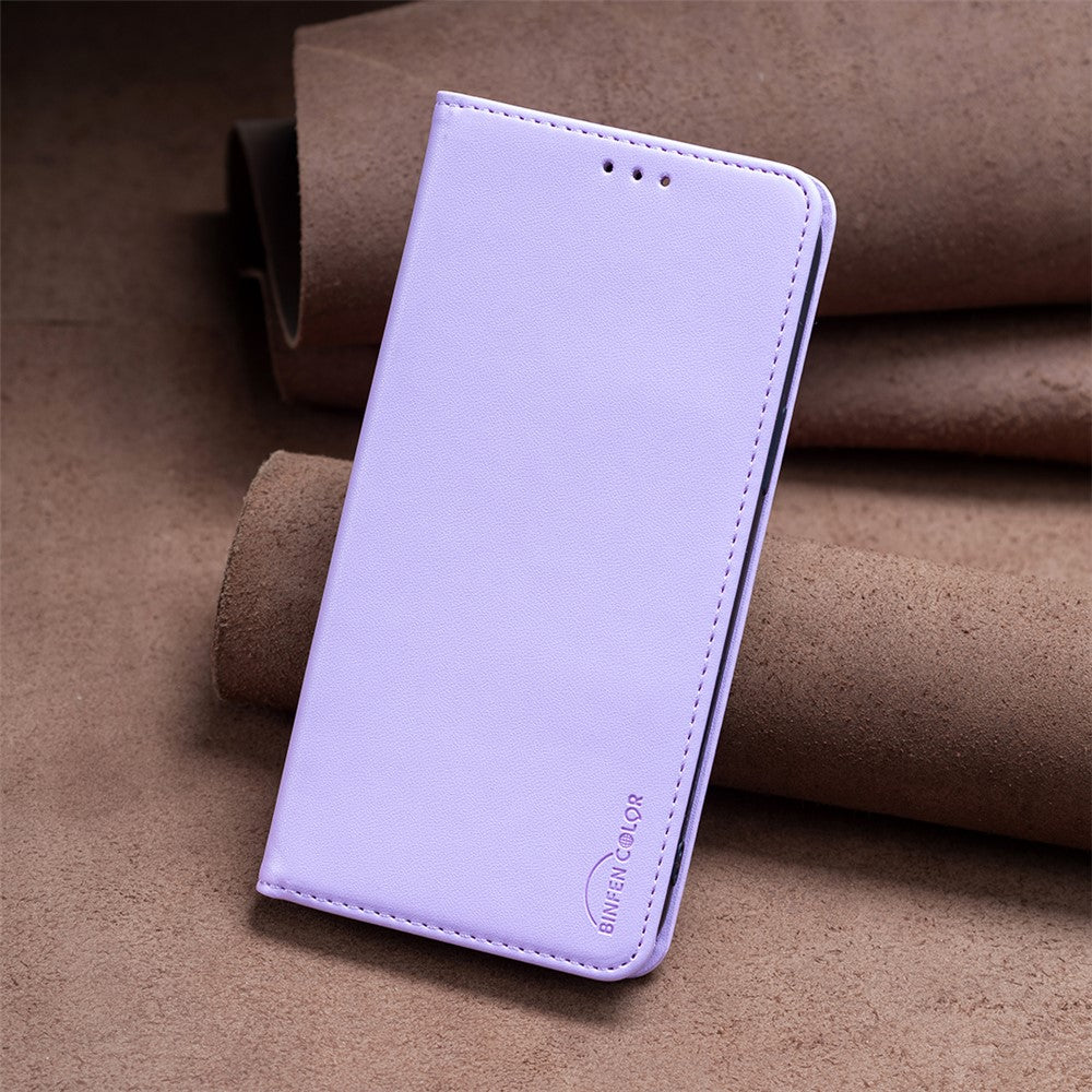BINFEN COLOR BF18 PU Leather Case for Samsung Galaxy A54 5G , Card Holder Stand Magnetic Phone Cover