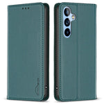BINFEN COLOR BF18 PU Leather Case for Samsung Galaxy A54 5G , Card Holder Stand Magnetic Phone Cover