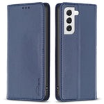 BINFEN COLOR BF18 For Samsung Galaxy S22+ 5G Flip Leather Case Card Slots Stand Protective Phone Cover