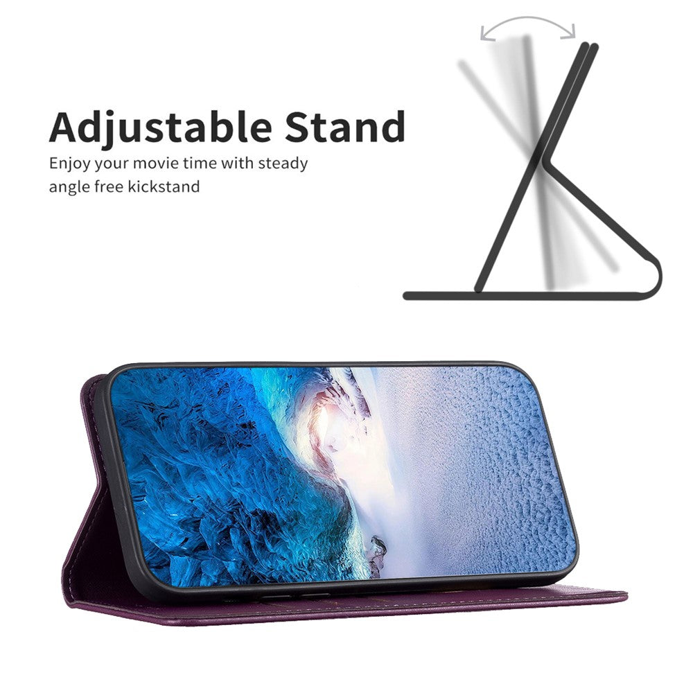 BINFEN COLOR BF18 mobilskal till Samsung Galaxy A23 4G / A23 5G (Global version) / M23 5G / F23 5G / M13 4G, PU-läder, stativ, korthållare