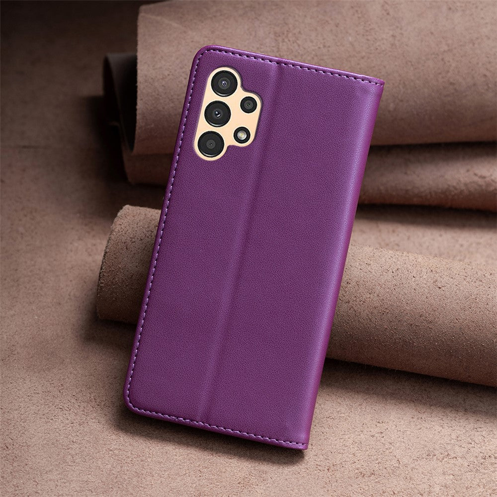 BINFEN COLOR BF18 mobilskal till Samsung Galaxy A23 4G / A23 5G (Global version) / M23 5G / F23 5G / M13 4G, PU-läder stativ med korthållare
