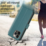 BINFEN COLOR BF17 Pungcover til iPhone 12 / 12 Pro 6.1 tommer, Flipcover i PU-læder med standerfunktion