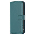 BINFEN COLOR BF17 Pungcover til iPhone 12 / 12 Pro 6.1 tommer, Flipcover i PU-læder med standerfunktion