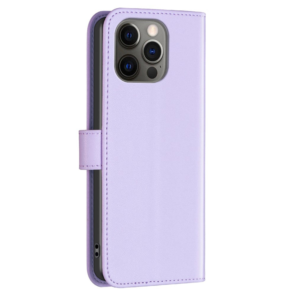BINFEN COLOR BF17 For iPhone 12 Pro Max 6.7 inch Flip Leather Cover Wallet Stand Magnetic Phone Case