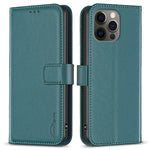 BINFEN COLOR BF17 For iPhone 12 Pro Max 6.7 inch Flip Leather Cover Wallet Stand Magnetic Phone Case