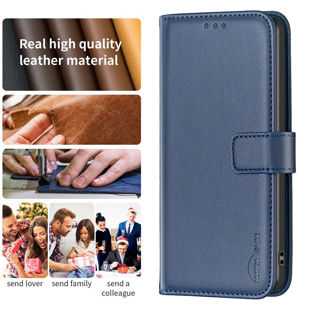 BINFEN COLOR BF17 For iPhone 11 PU Leather Wallet Case Magnetic Folio Flip Stand Phone Cover
