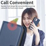 BINFEN COLOR BF17 For iPhone 11 PU Leather Wallet Case Magnetic Folio Flip Stand Phone Cover
