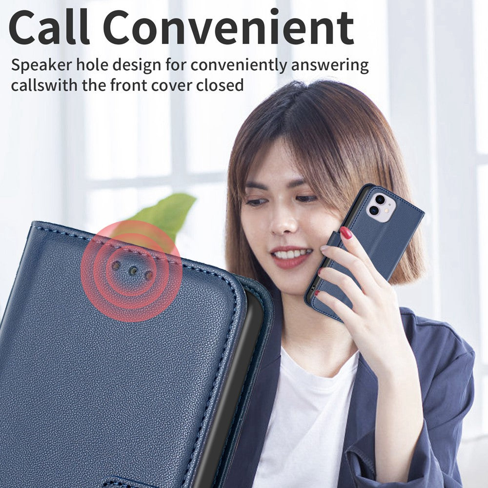 BINFEN COLOR BF17 For iPhone 11 PU Leather Wallet Case Magnetic Folio Flip Stand Phone Cover