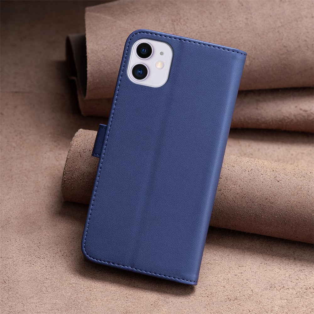 BINFEN COLOR BF17 For iPhone 11 PU Leather Wallet Case Magnetic Folio Flip Stand Phone Cover