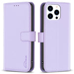 BINFEN COLOR BF17 For iPhone 14 Pro Max PU Leather Flip Wallet Case Folding Stand Phone Cover