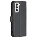 BINFEN COLOR BF17 För Samsung Galaxy S21+ 5G PU-lädermobilskal Plånboksfodral Magnetiskt stängningsfodral