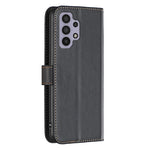 BINFEN COLOR BF17 Leather Case for Samsung Galaxy A32 4G (EU Version) Stand Wallet Cell Phone Cover