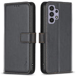BINFEN COLOR BF17 For Samsung Galaxy A32 5G / M32 5G Phone Cover PU Leather Stand Wallet Case