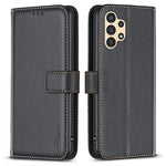 BINFEN COLOR BF17 For Samsung Galaxy A73 5G Phone Wallet Case Stand Leather Phone Cover