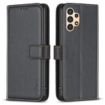 BINFEN COLOR BF17 Leather Case for Samsung Galaxy A13 4G / 5G Stand Cell Phone Wallet Cover