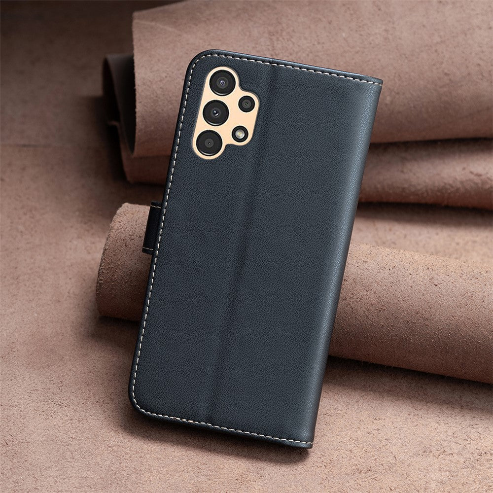 BINFEN COLOR BF17 Leather Case for Samsung Galaxy A13 4G / 5G Stand Cell Phone Wallet Cover