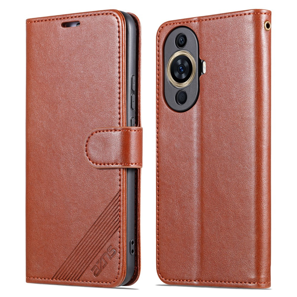 AZNS TPU+PU-lædermobilskal til Huawei Nova 11 Pro / Nova 11 Ultra, beskyttende pung-etui