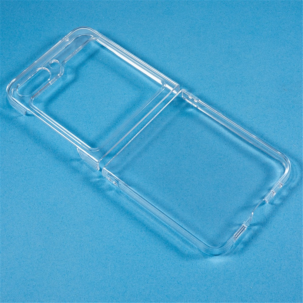 Crystal Clear Phone Case for Samsung Galaxy Z Flip5 5G Hard PC Mobile Phone Shell