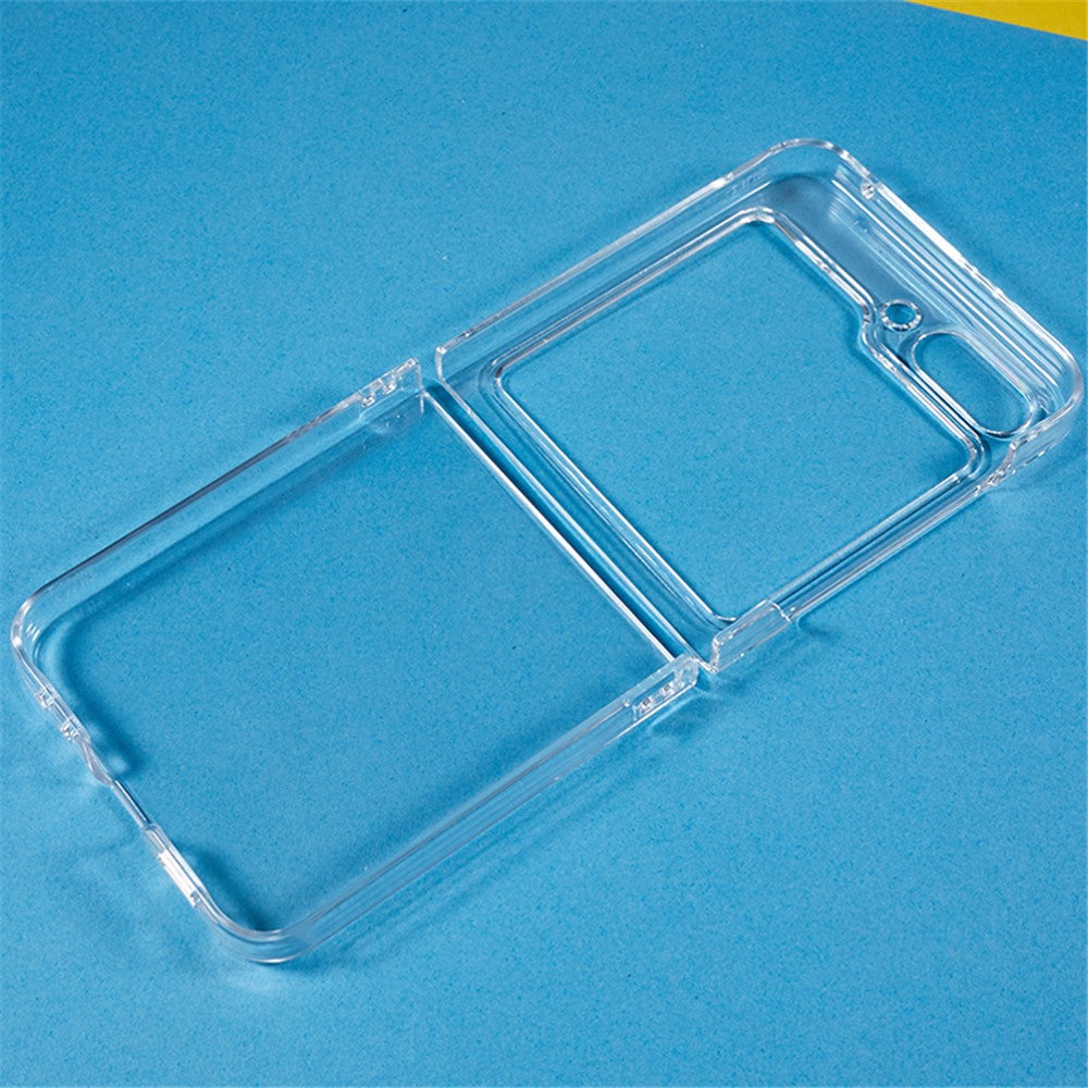 Crystal Clear Phone Case for Samsung Galaxy Z Flip5 5G Hard PC Mobile Phone Shell