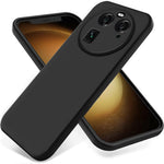 Oppo Find X6 flytande silikonskal med fallskydd och mjukt foder, reptåligt skal