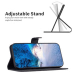 For Xiaomi Redmi Note 11 4G (Qualcomm) / Note 11S 4G Leather Phone Case Imprinting Grid Wallet Stand Shell