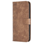 For Xiaomi Redmi Note 11 4G (MediaTek) / Redmi 10 4G (2021) / Redmi 10 2022 4G / 10 Prime Imprinting Grid Wallet Stand Phone Leather Case