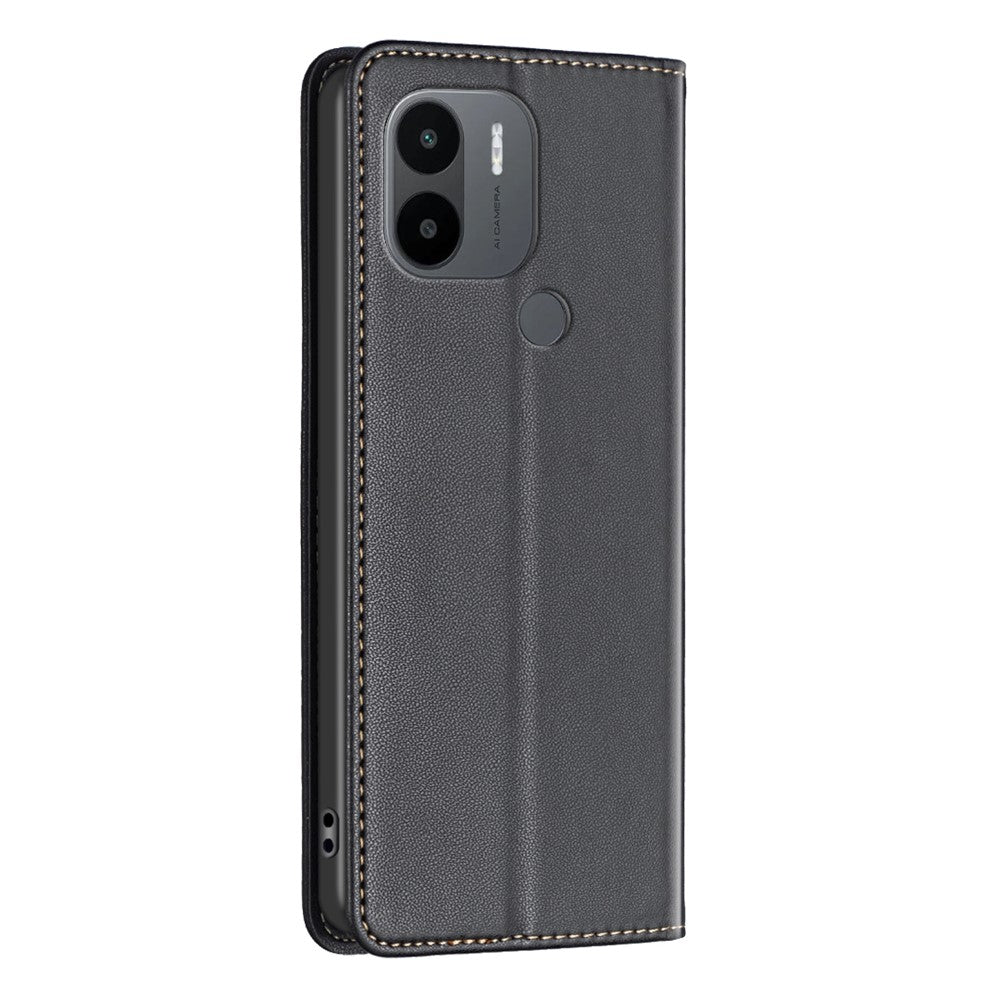 BINFEN COLOR BF18 för Xiaomi Redmi A1 4G / A1+ 4G / Redmi A2 4G / A2+ 4G / Poco C50 4G mobilskal Korthållare PU-läder Flipfodral